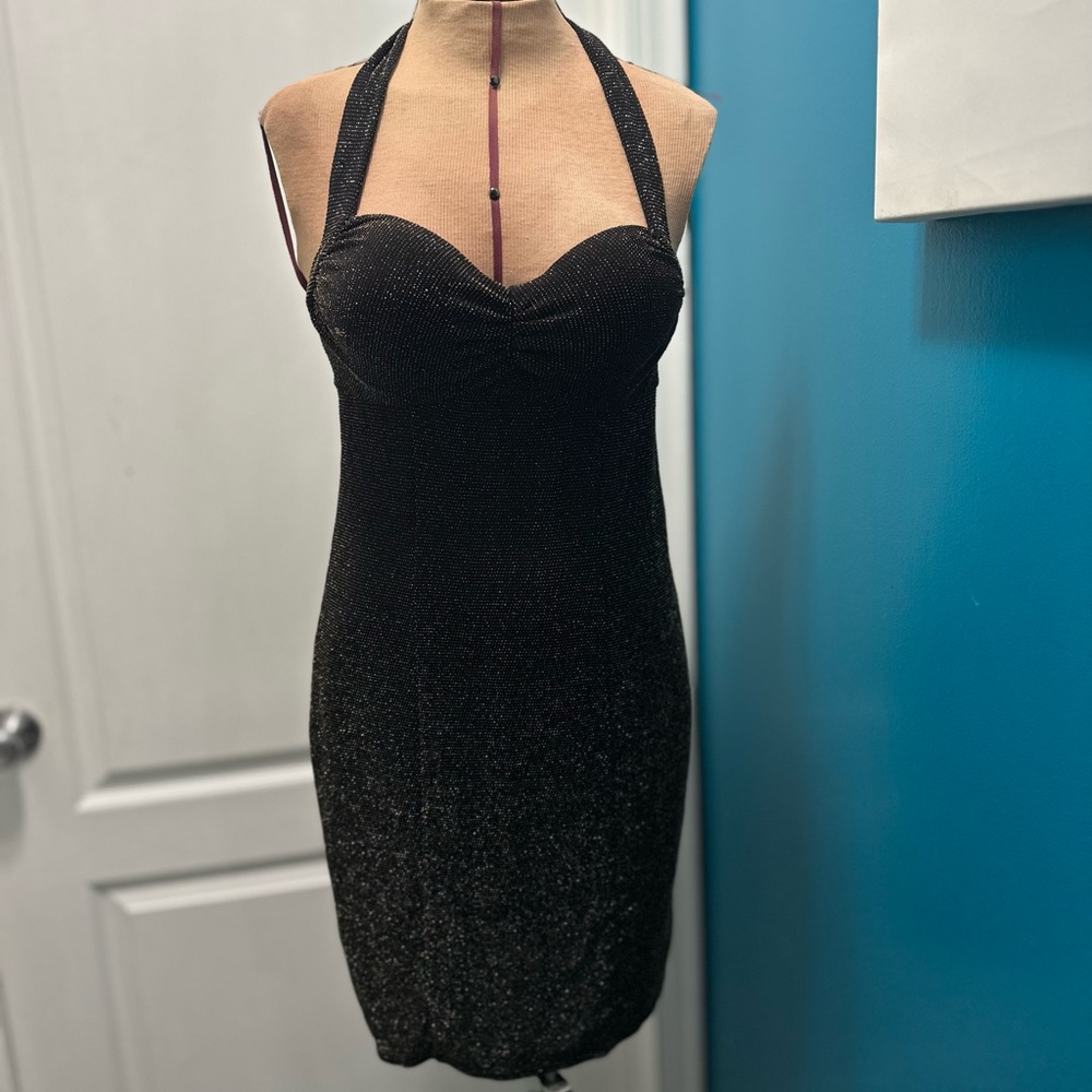 Victoria's Secret Miraculous Bra Top Add 2-Cups Push Up Halter Dress